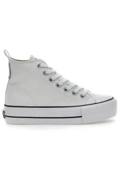 Sneakers Mid-Cut British Knights Kaya Platform Bianche