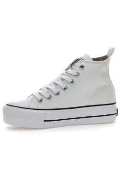 Sneakers Mid-Cut British Knights Kaya Platform Bianche