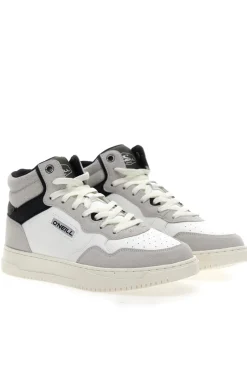 Sneakers Mid Cut Galveston Bianche