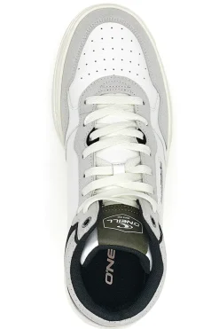 Sneakers Mid Cut Galveston Bianche
