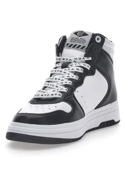Sneakers Mid Cut Nere-Bianche Cotton Belt Scottie