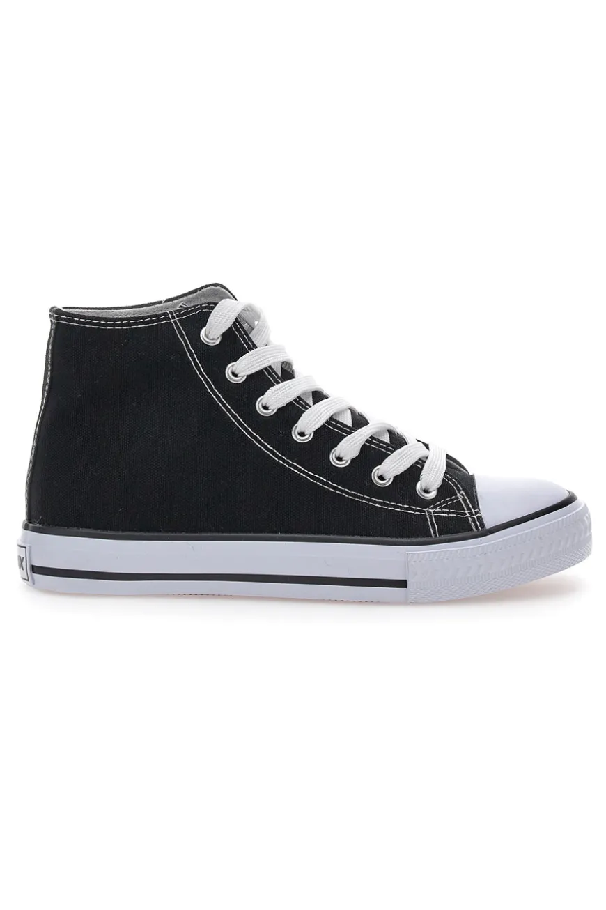 Sneakers Mid Cut Nere con Lacci W Max 5014
