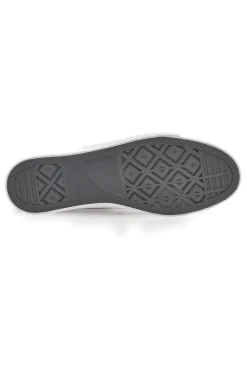 Sneakers Mid-Cut Nere e Bianche In Tela Leone 40