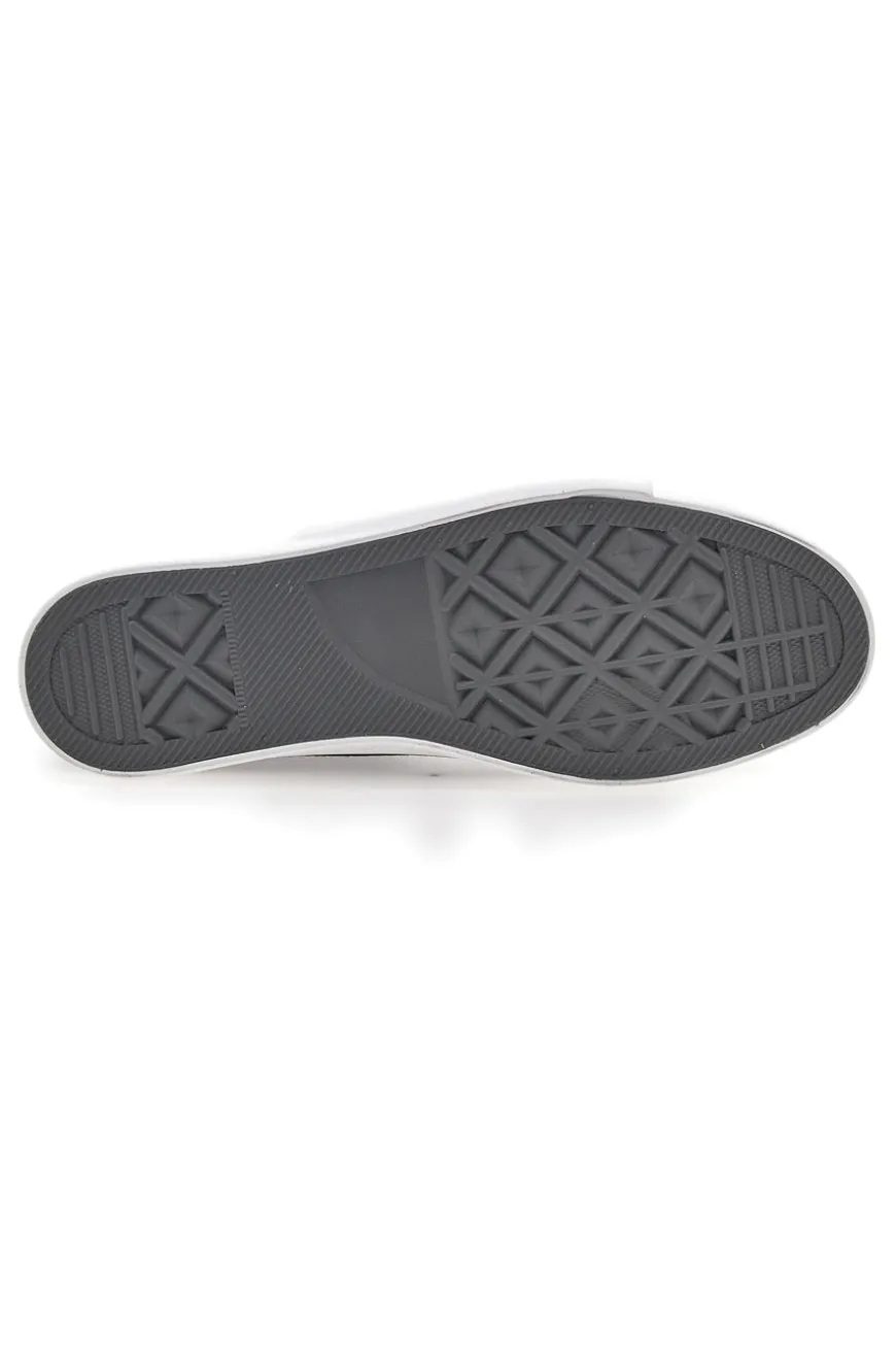 Sneakers Mid-Cut Nere e Bianche In Tela Leone 40