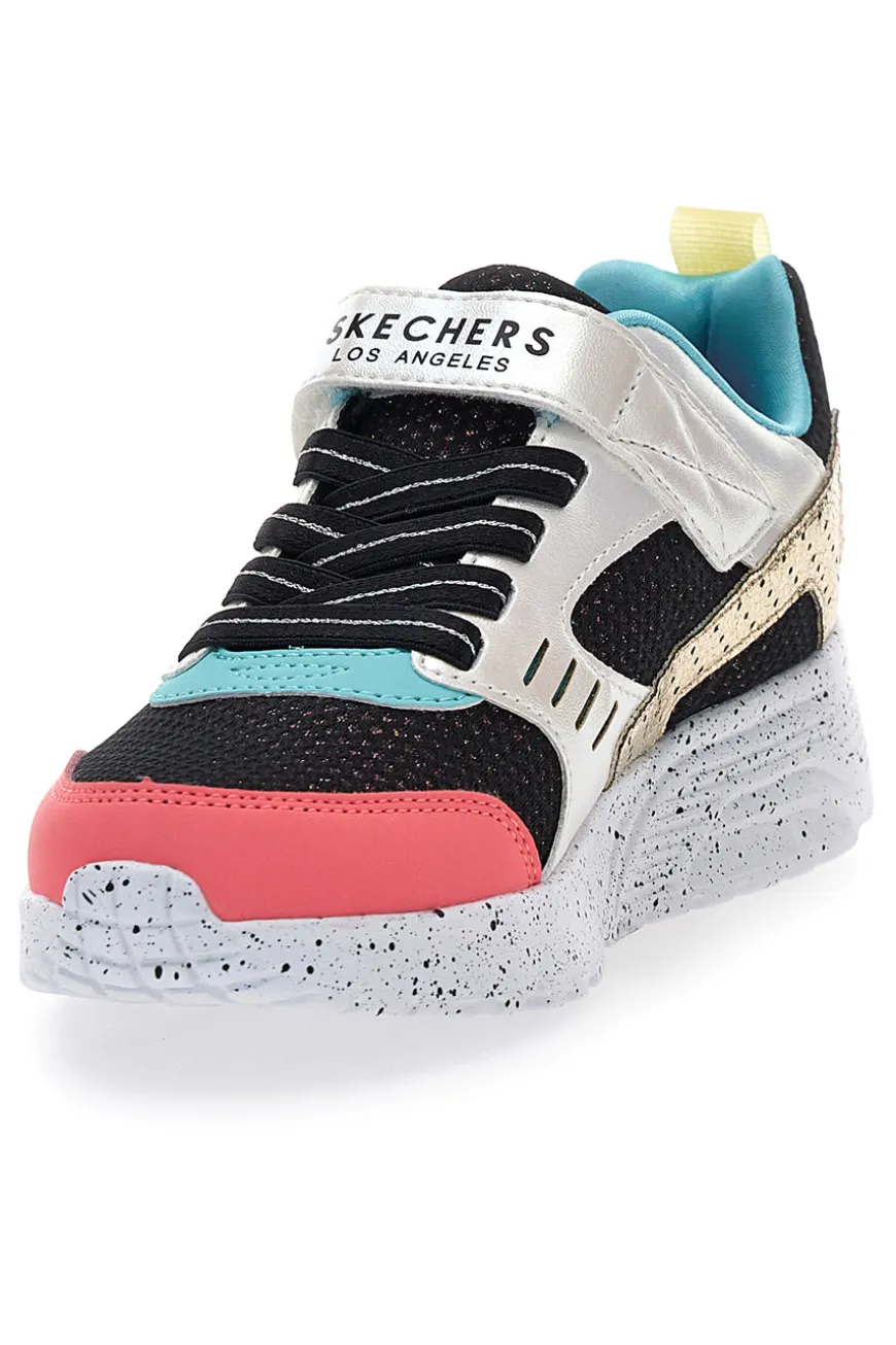 Sneakers multicolor con Memory Foam e strap Skechers Uno Lite - Gen Chill