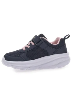 Sneakers Navy con Lacci Elastici e Logo Rosa CHAMPION HRO G PS Low Cut Shoe