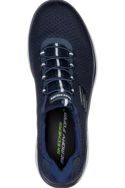 Sneakers Navy Vegan Con Tomaia in Mesh SKECHERS SUMMITS