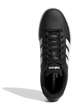 Sneakers nere con dettagli bianchi stile iconico Adidas Grand Court Base 3