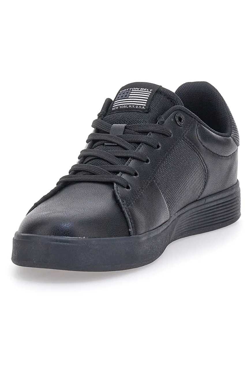 Sneakers Nere con Lacci COTTON BELT CBM424A54