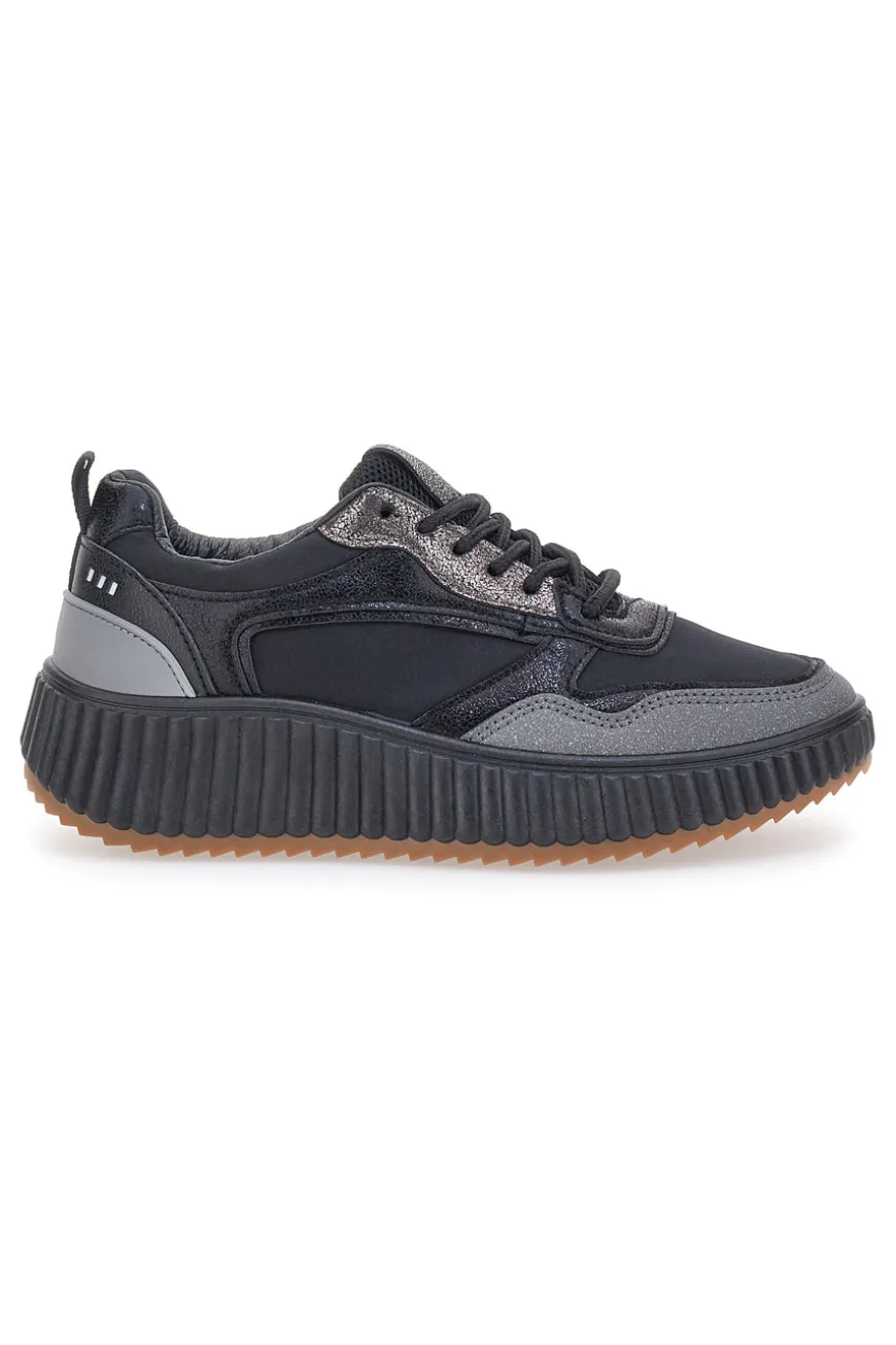 Sneakers Nere con Lacci FIRST LADY 012