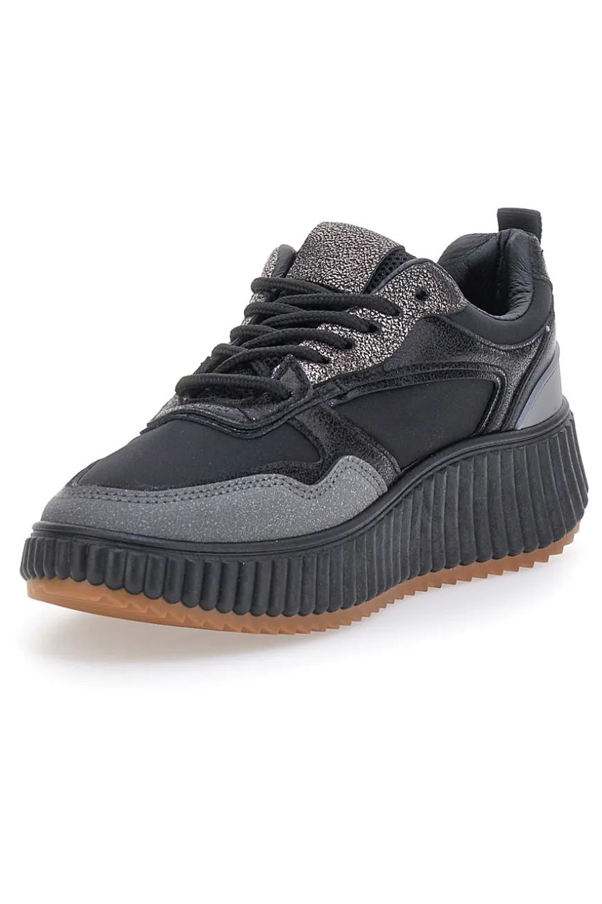 Sneakers Nere con Lacci FIRST LADY 012