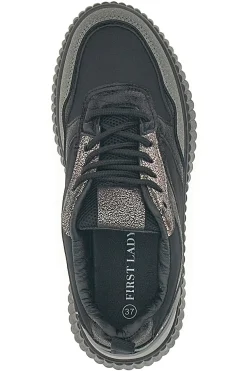 Sneakers Nere con Lacci FIRST LADY 012