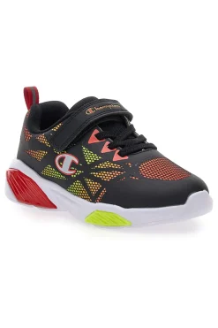 Sneakers nere con luci colorate e chiusura a strappo Champion Wave Tri B PS