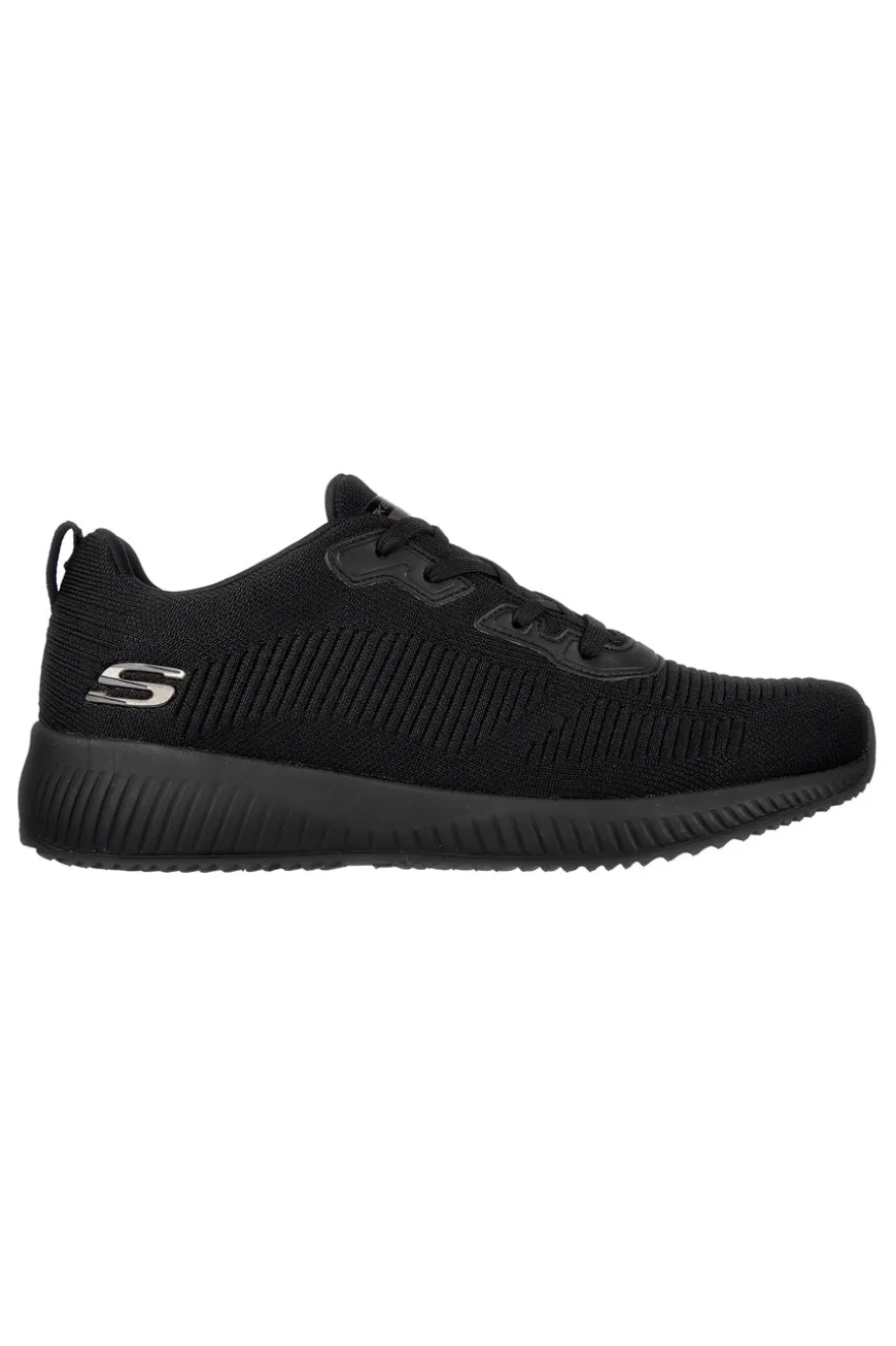 Sneakers Nere Con Memory Foam Skechers SQUAD