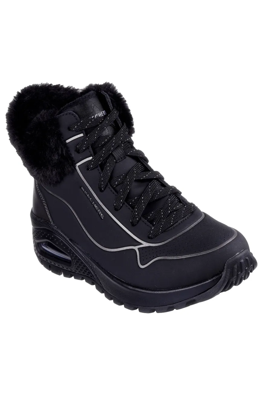 Sneakers nere con pelliccia e dettagli shimmer Skechers UNO RUGGED FALL SHIMMER