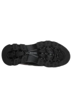 Sneakers Nere con Soletta Memory Foam Skechers Iconic