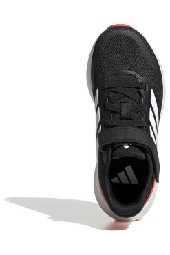 Sneakers nere con suola rossa e chiusura a strappo Adidas Runfalcon 5 EL C