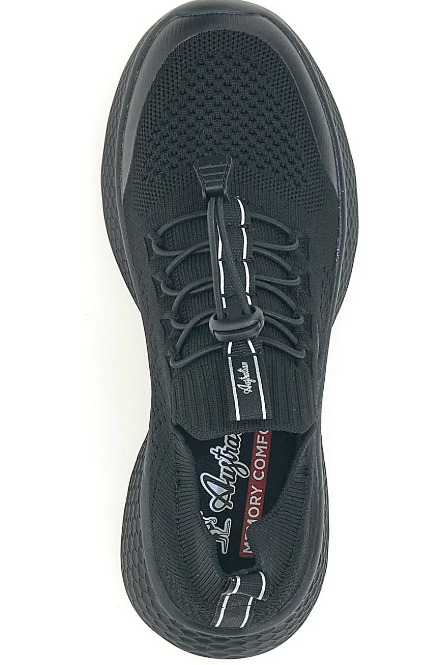 Sneakers Nere con Tomaia in Mesh e Chiusura Elastica AUSTRALIAN AU25W107