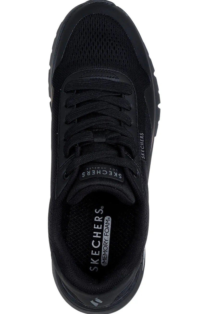 Sneakers Nere con Tomaia in Mesh SKECHERS UNO FLEX SPRING ON AIR