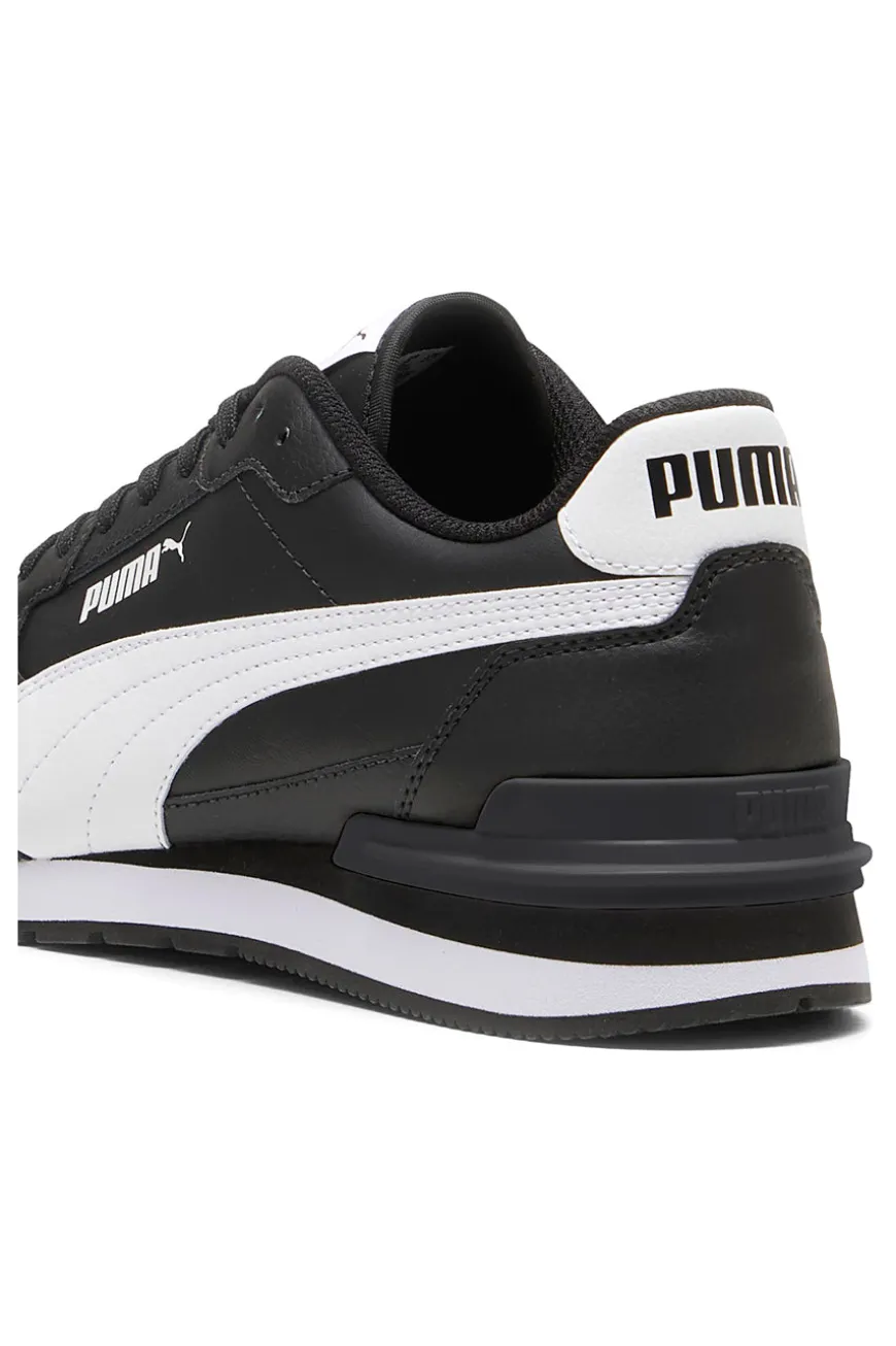 Sneakers Nere con Tomaia in Pelle PUMA ST Runner v4 L