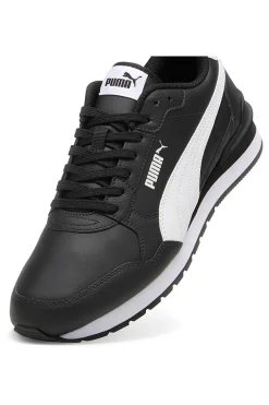 Sneakers Nere con Tomaia in Pelle PUMA ST Runner v4 L
