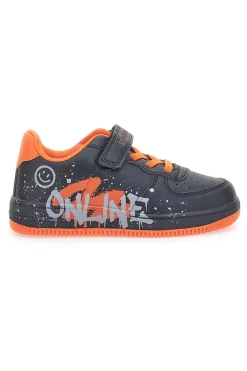 Sneakers Nere e Arancioni Sevenoaks 2308