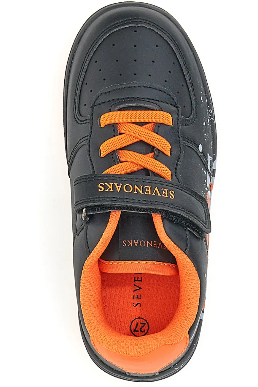 Sneakers Nere e Arancioni Sevenoaks 2308