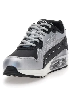 Sneakers nere e argento con fondo effetto air Everlast EV-810