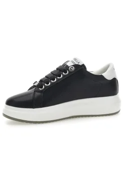 Sneakers Nere e Bianche con Cerniera Mariella Burani 51011