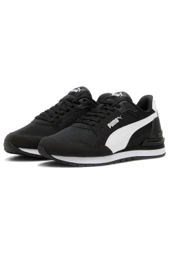 Sneakers nere e bianche in mesh Puma ST Runner v4 Mesh Jr