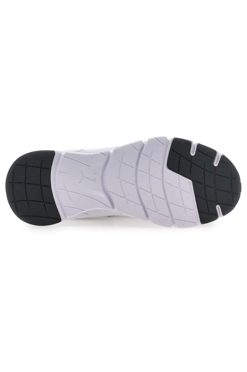 Sneakers nere e bianche slip on in mesh Puma Flexfocus Lite SLIPTECH Jr