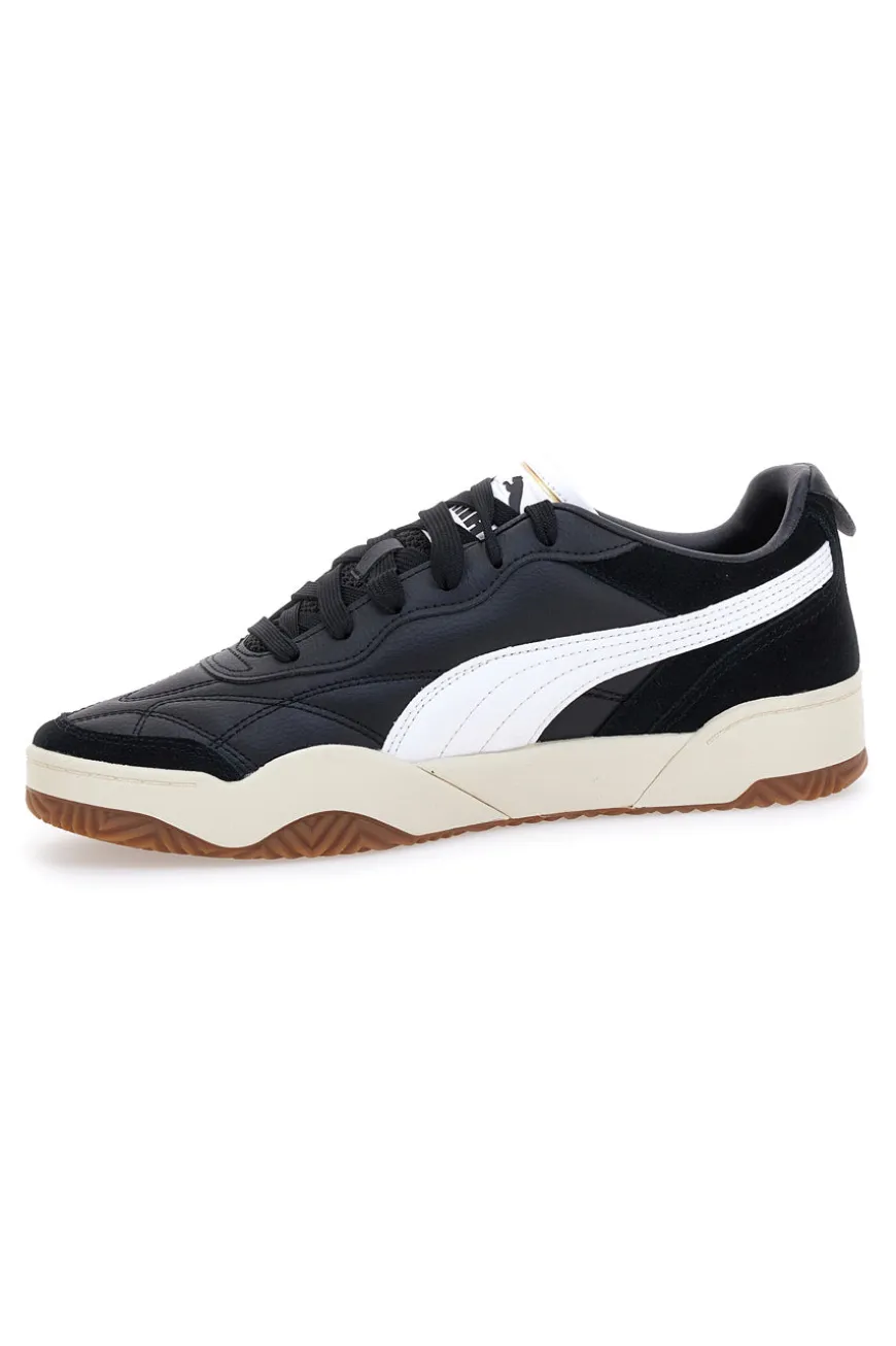 Sneakers nere e bianche suola marrone Puma Tifosi SD