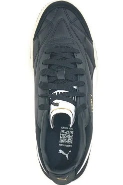 Sneakers nere e bianche suola marrone Puma Tifosi SD