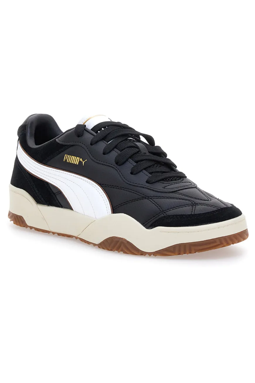 Sneakers nere e bianche suola marrone Puma Tifosi SD