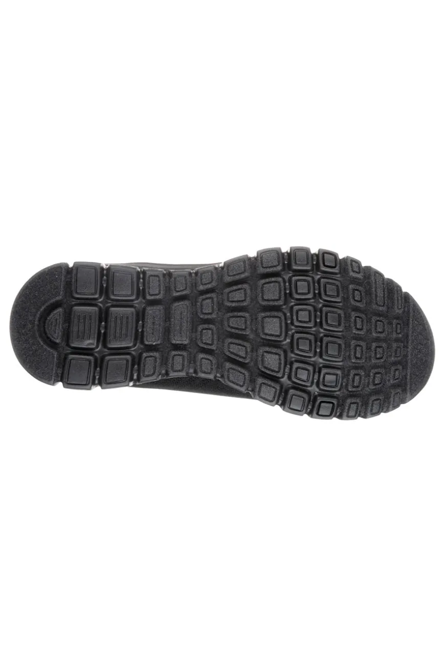 Sneakers nere in mesh con Memory Foam Skechers Graceful Get Connected