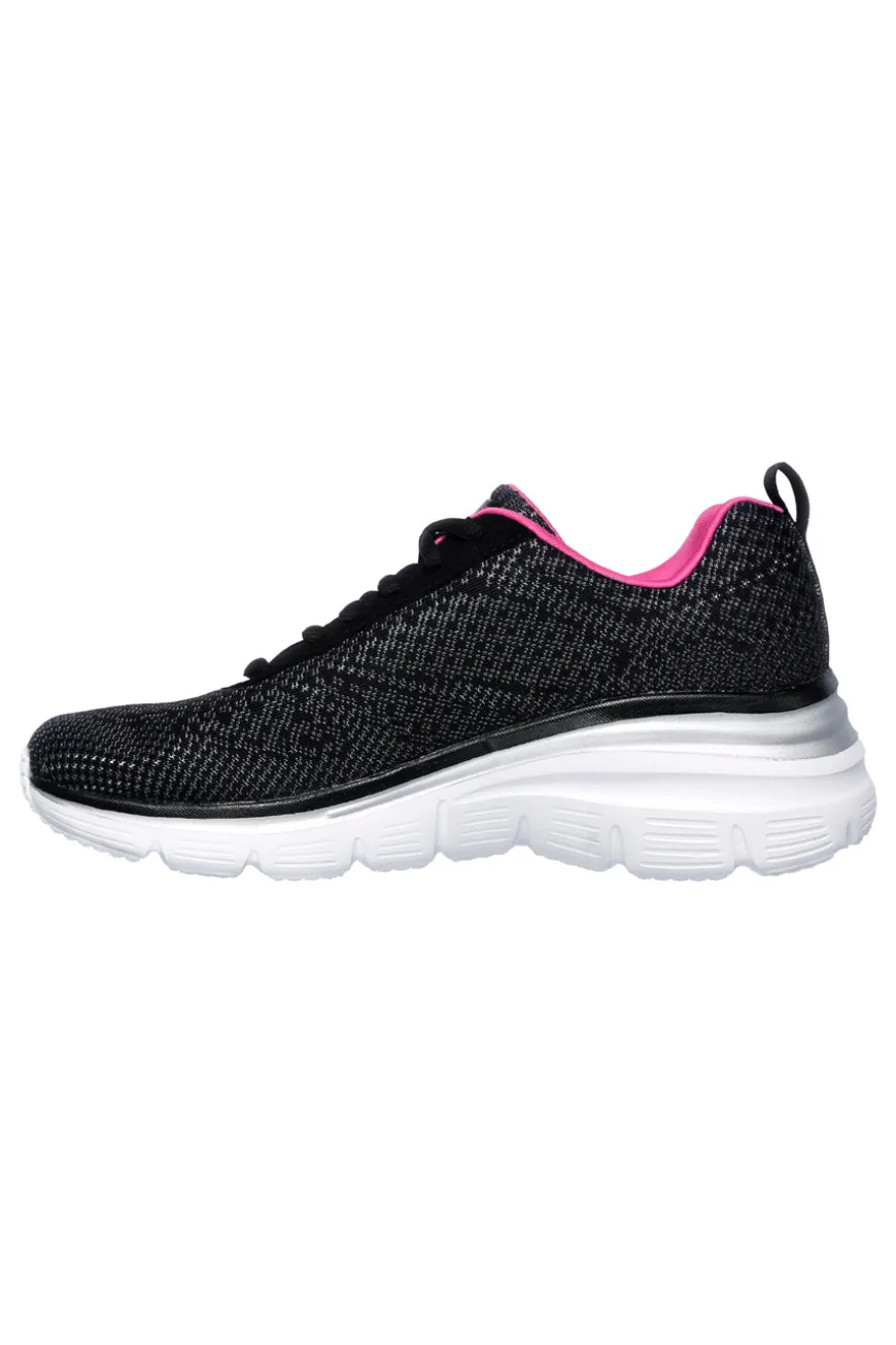 Sneakers nere in mesh con memory foam Skechers Fashion Fit Bold Boundaries