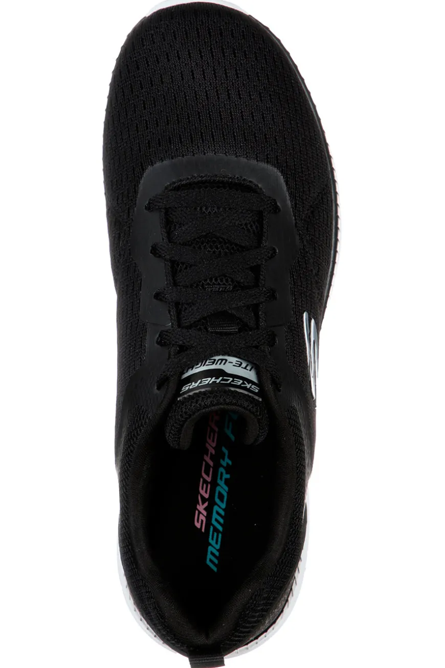 Sneakers nere in mesh con Memory Foam Skechers Bountiful Quick Path
