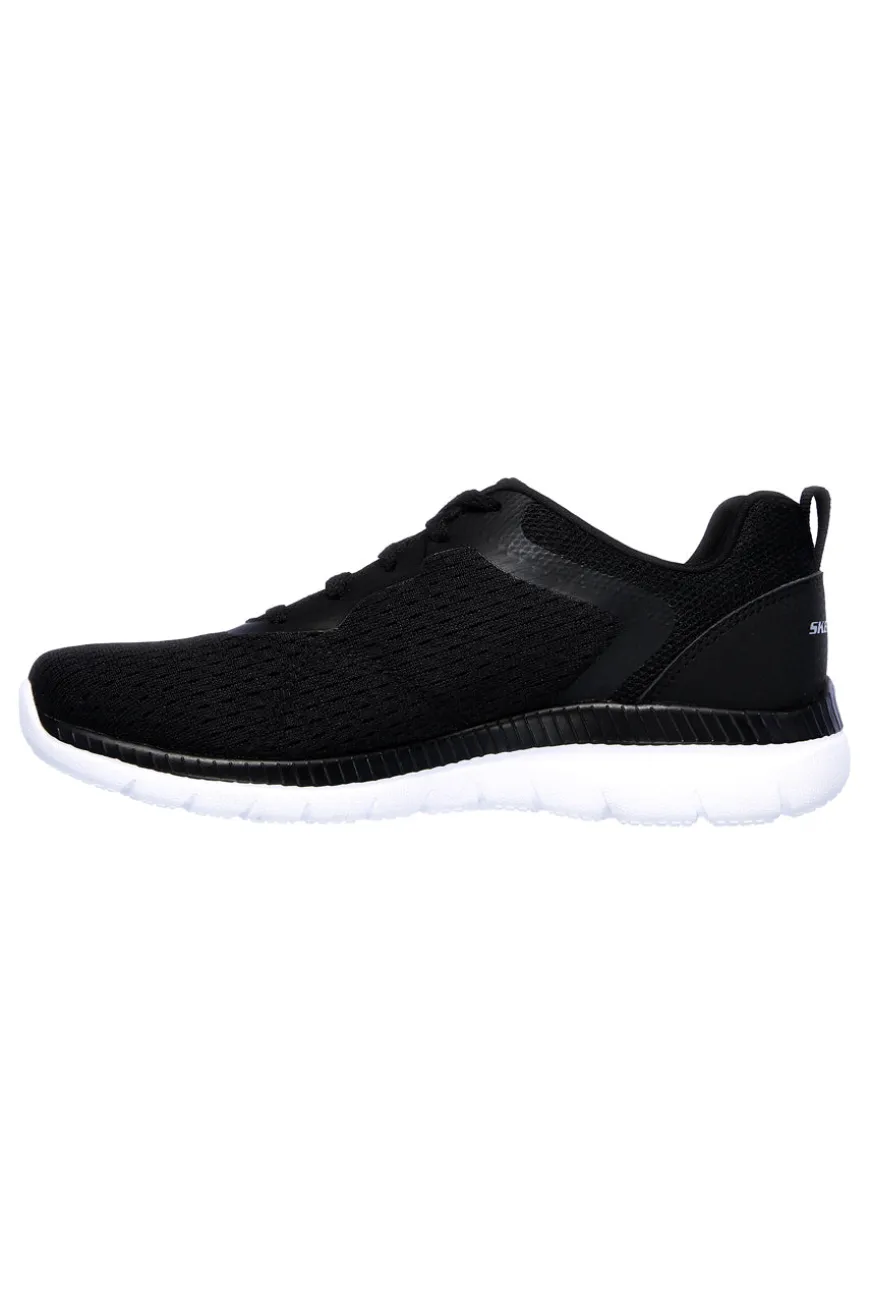 Sneakers nere in mesh con Memory Foam Skechers Bountiful Quick Path