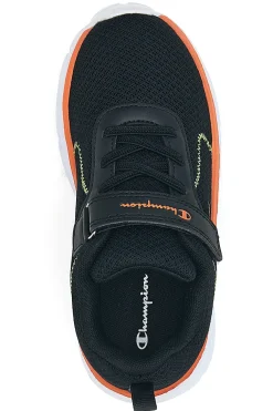 Sneakers nere in mesh con suola chunky e dettagli arancioni Champion HRO J B PS Low Cut