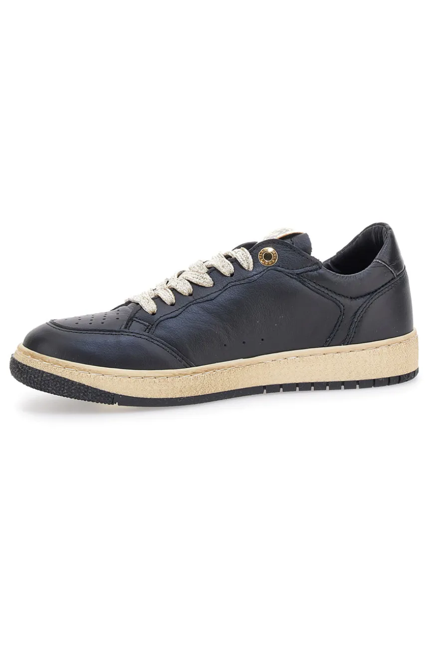 Sneakers nere in pelle con dettagli glitter Made in Italy Pittarello Capsule Kelly