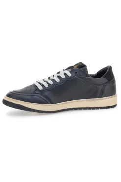 Sneakers nere in pelle con suola beige Pittarello Plus Aurelius Made in Italy