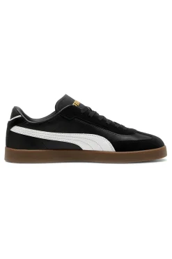 Sneakers nere in pelle e camoscio con logo bianco Puma Club II Era