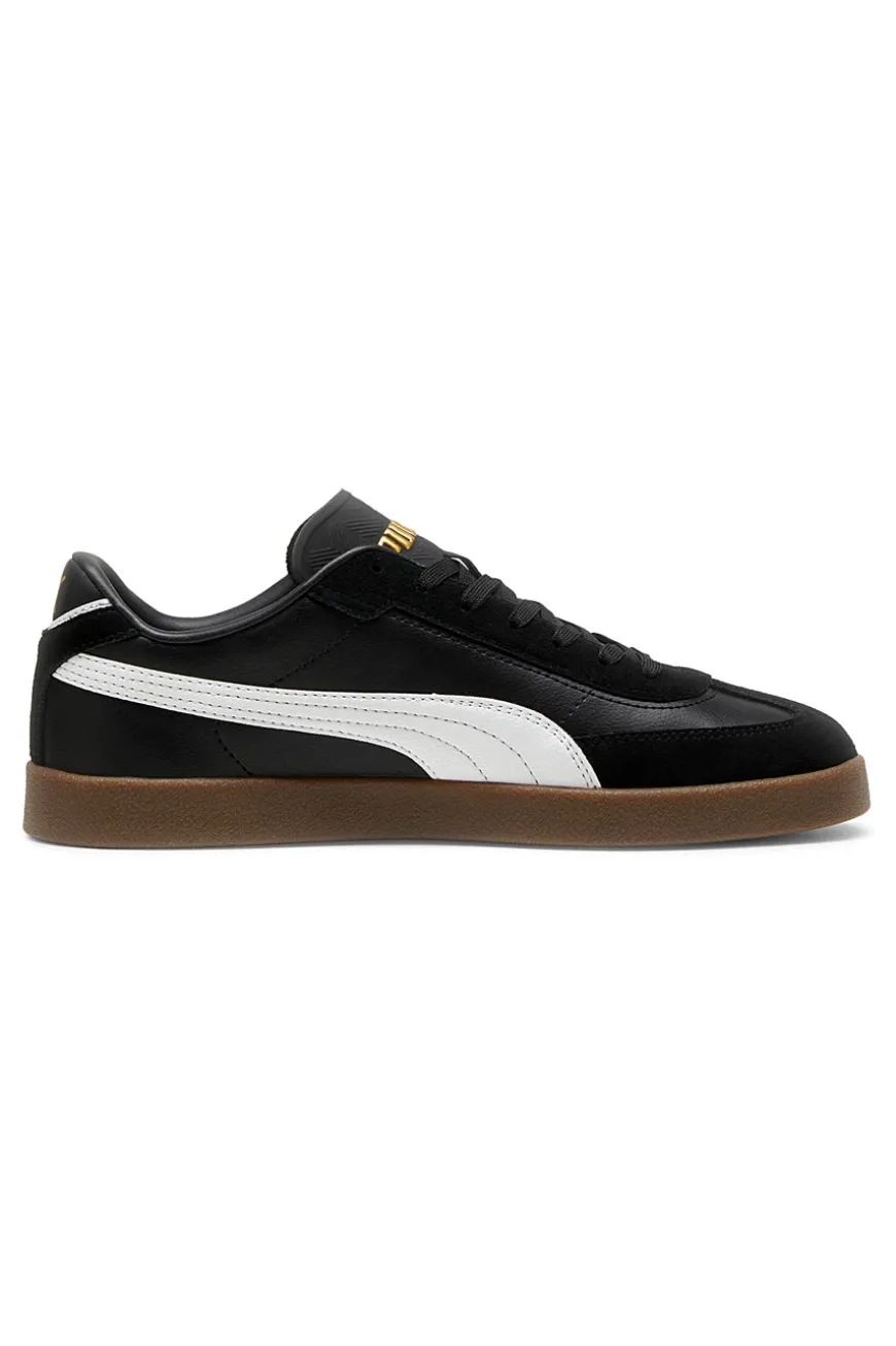 Sneakers nere in pelle e camoscio con logo bianco Puma Club II Era