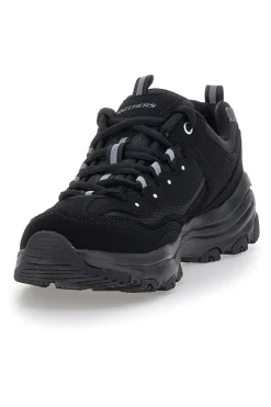 Sneakers nere in pelle e mesh con Memory Foam Skechers I-Conik