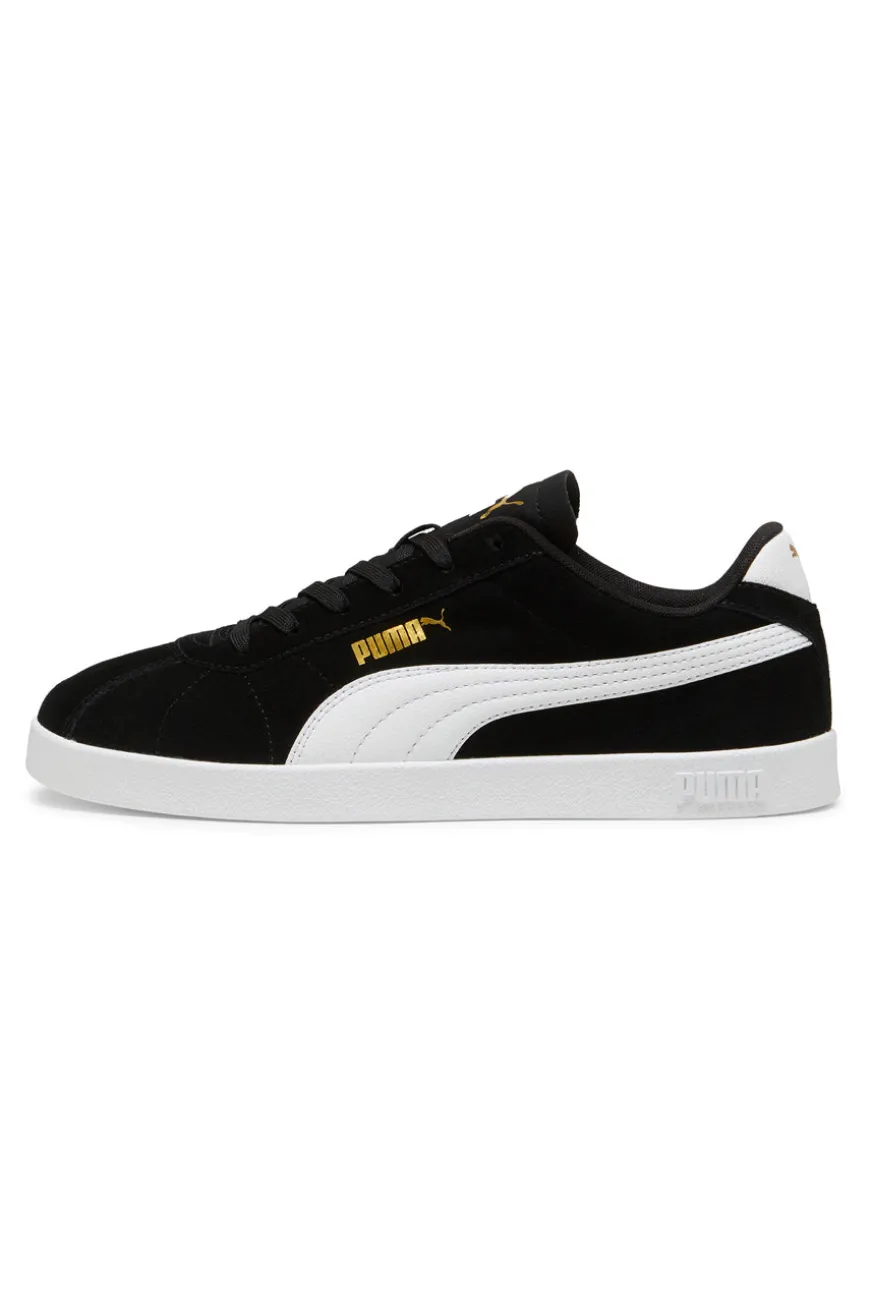 Sneakers nere in suede con logo oro Puma Club II