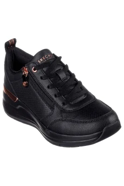 Sneakers nere lavabili con zip e Memory Foam Skechers Billion 2 Side Door