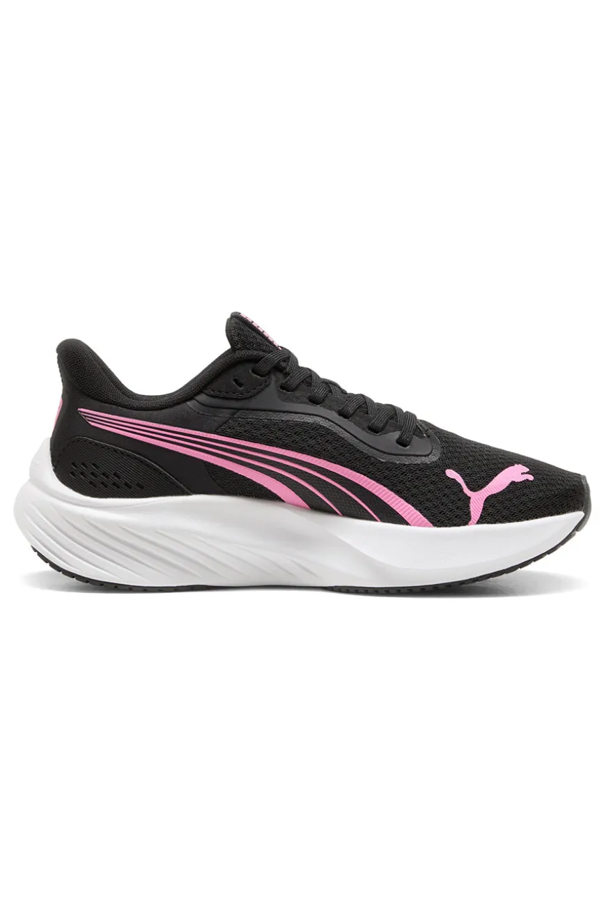 Sneakers nere rosa e bianche in mesh Puma Pounce Lite Jr