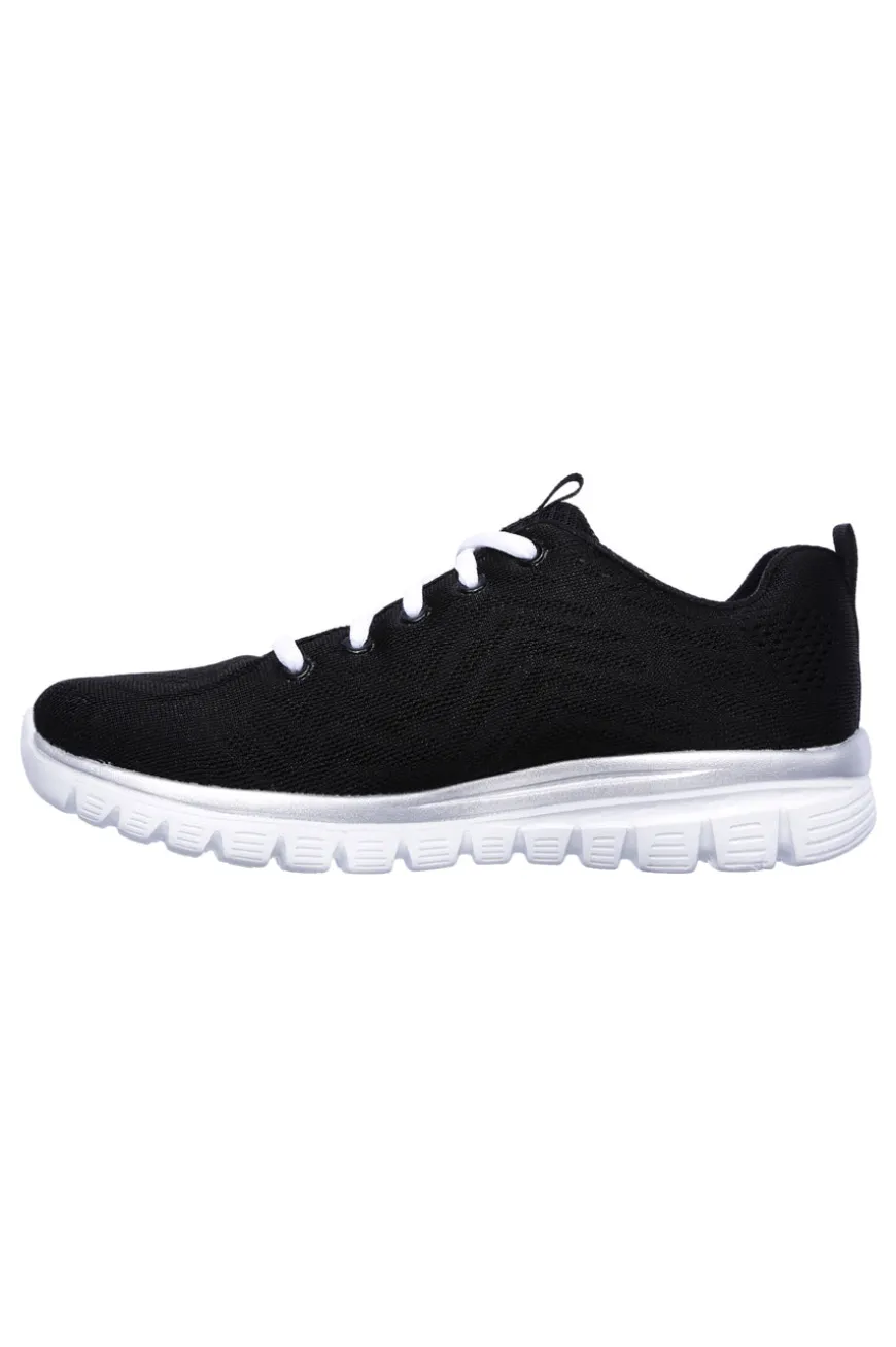 Sneakers Nero da Donna Skechers Graceful Get Connected