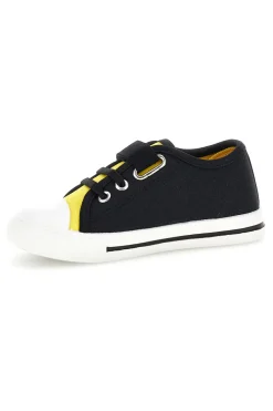Sneakers nero giallo stampa Pokémon strappi Pokemon PO003973