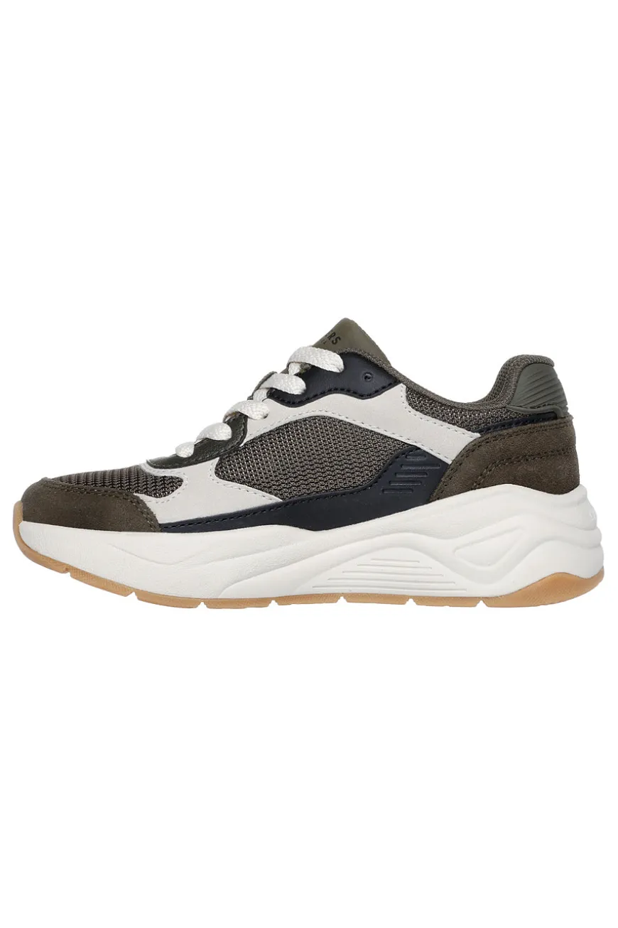 Sneakers Oliva e Beige Skechers Nova Jogger